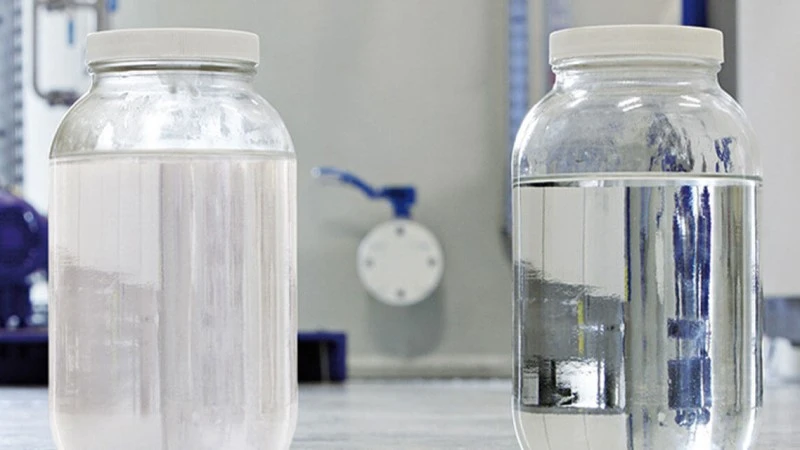 before and after presentation of distillate samples, Clearcat technology