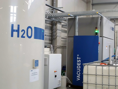 Sustainable VACUDEST vacuum distillation system