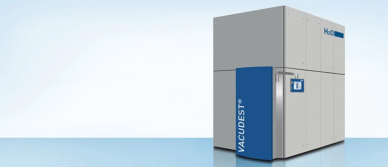 3D Illustration einer H2O VACUDEST Maschine 3D Illustration einer H2O VACUDEST Maschine