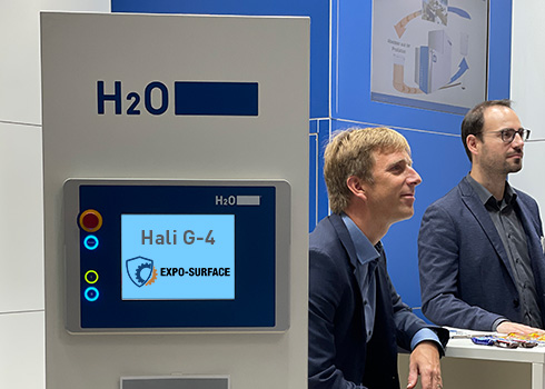 H2O GmbH ze stoiskiem wystawowym na Expo Surface 2023
