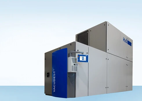 The first VACUDEST XL16.000 leaves H2O production