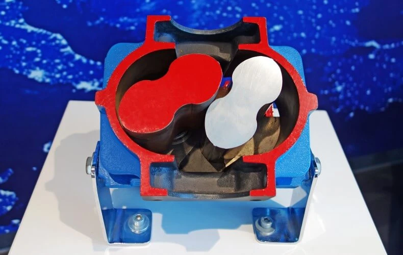 Photo d'une pompe à piston rotatif